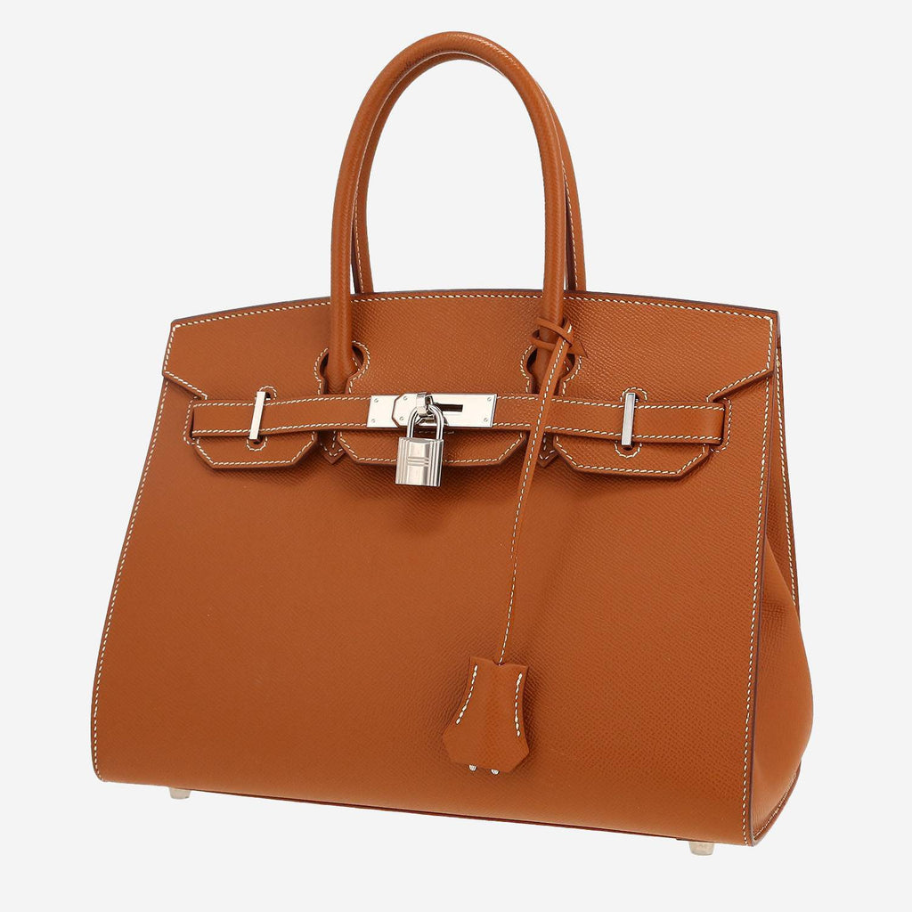 Torebka Hermès Birkin 30 cm ze skóry Epsom w kolorze złotym