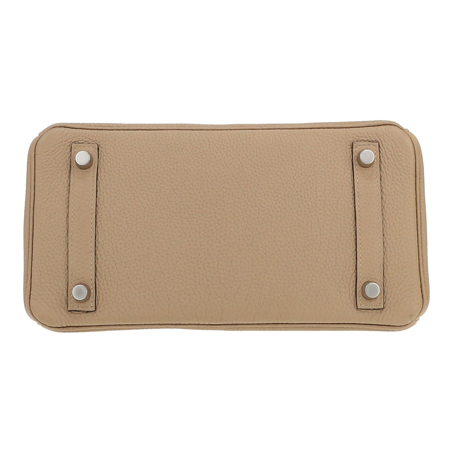 Torebka Hermès Birkin 25 cm ze skóry Togo w kolorze Beige Marfa.