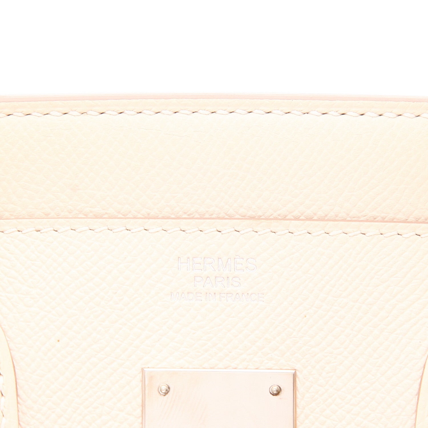 Torebka Hermès Birkin 30 cm ze skóry Epsom w kolorze białym