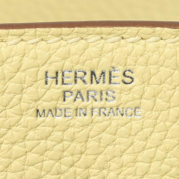 Torebka Hermès Birkin 30 cm ze skóry Togo w kolorze Jaune Poussin