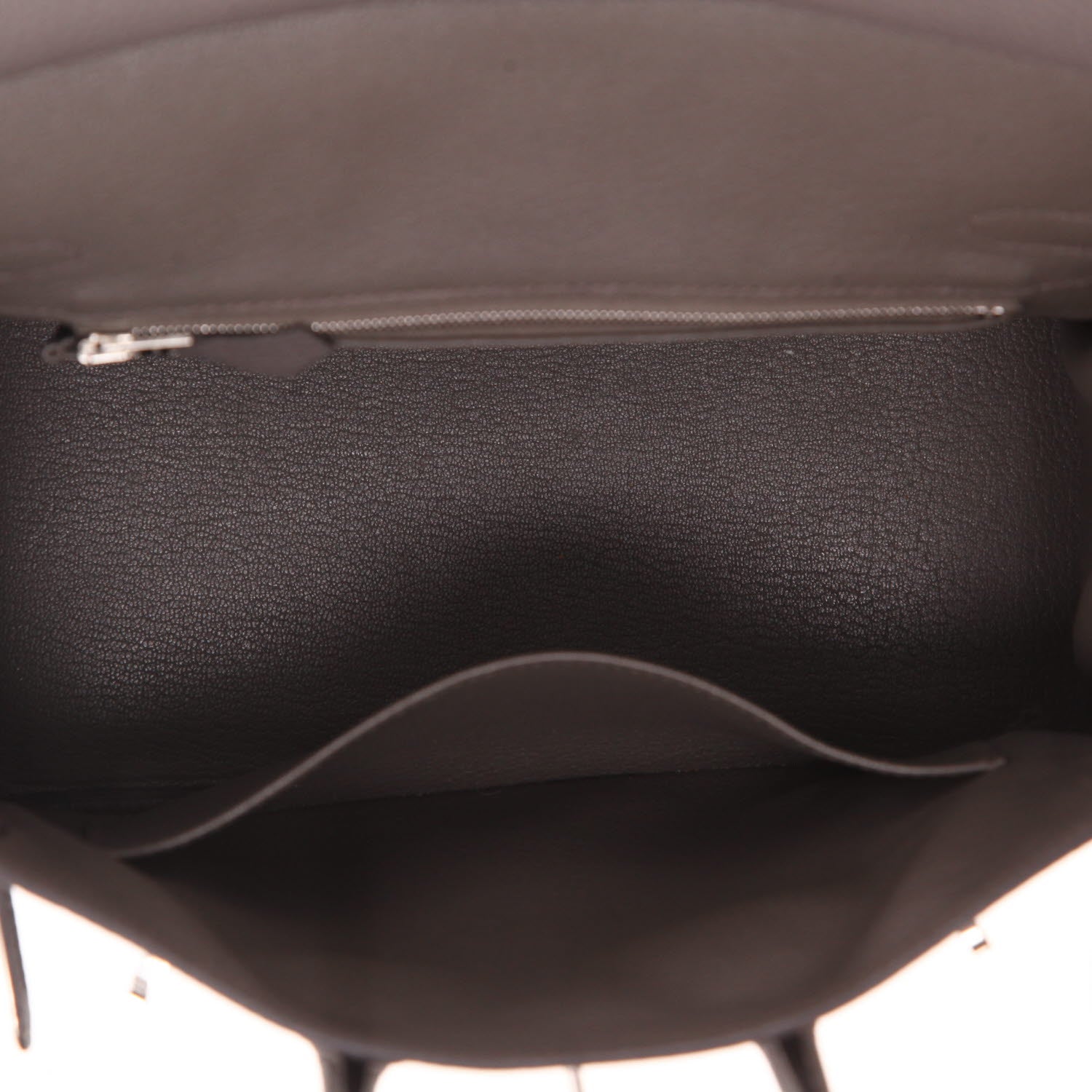 Torebka Hermès Birkin 25 cm ze skóry Togo w kolorze szarym