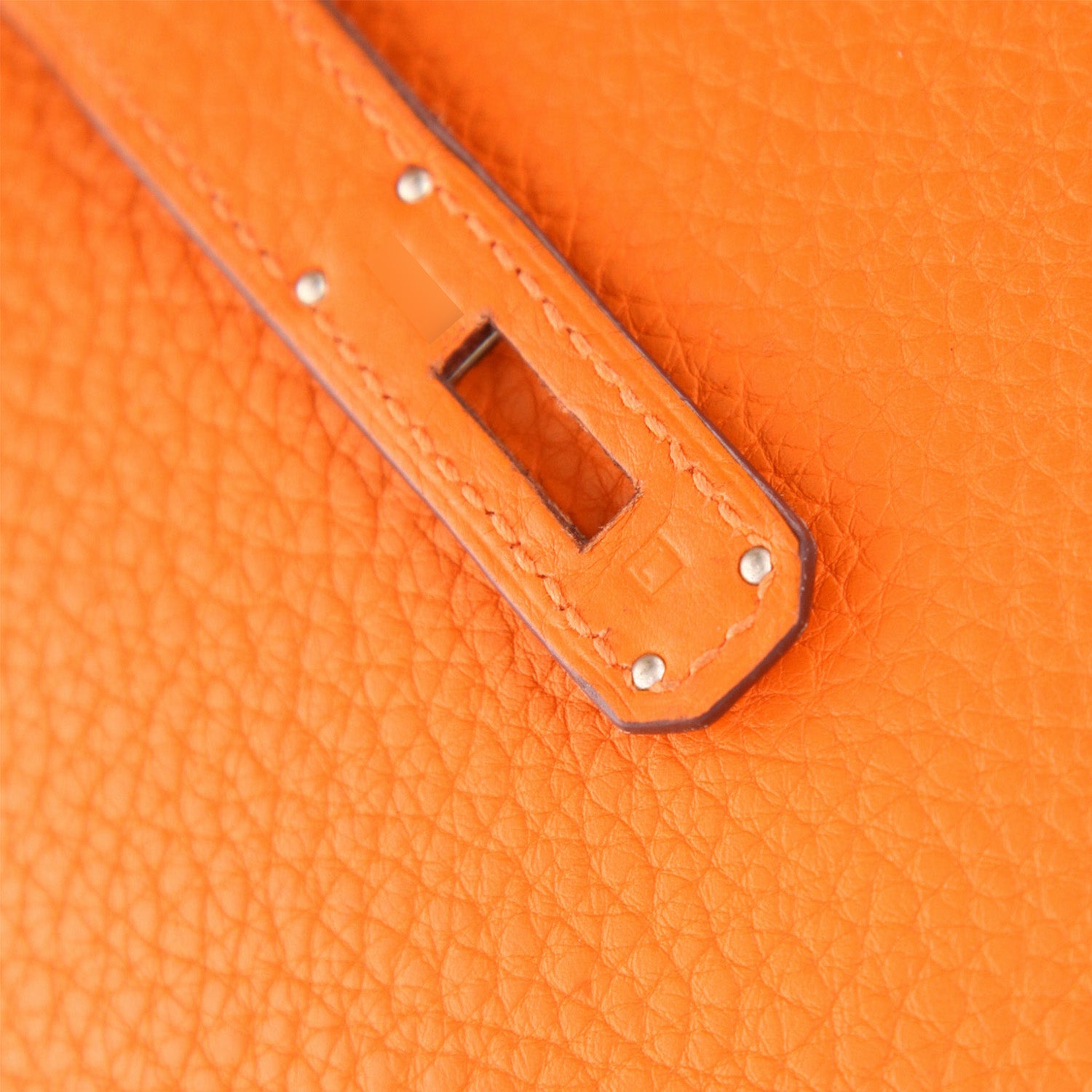 Torebka Hermès Birkin 35 cm wykonana ze skóry Togo w kolorze pomarańczowym